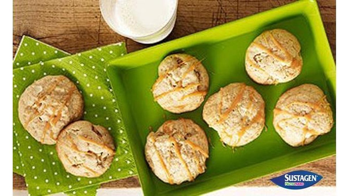 Imagem Cookies de maçã com caramelo