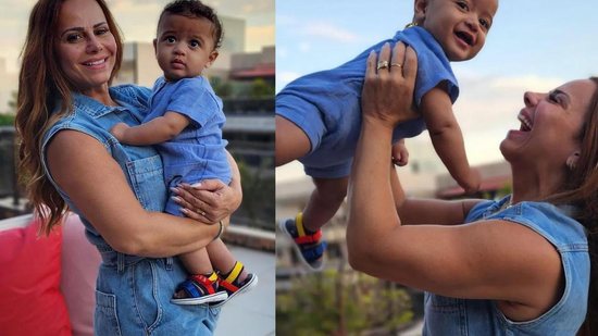 Viviane Araújo compartilha primeira viagem do filho Joaquim - Reprodução/Instagram @araujovivianne