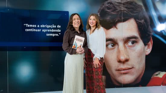 Roberta e Taís Bento divulgam novo livro no Instituto Ayrton Senna - Foto: Divulgação