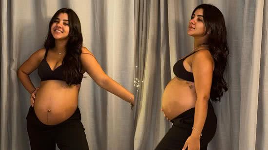 A influenciadora digital Ary Mirelle está grávida de seu primeiro filho e do noivo, o cantor João Gomes - (Foto: Reprodução/Instagram)