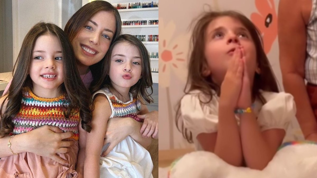 Filhas de Fabiana Justus pedem cura em oração e vídeo emociona: "Quero que a mamãe volte" - (Foto: Reprodução/Instagram)