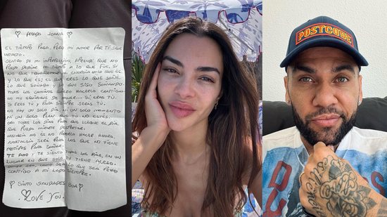 Daniel Alves manda carta para a esposa da prisão - (Foto: reprodução/Instagram)