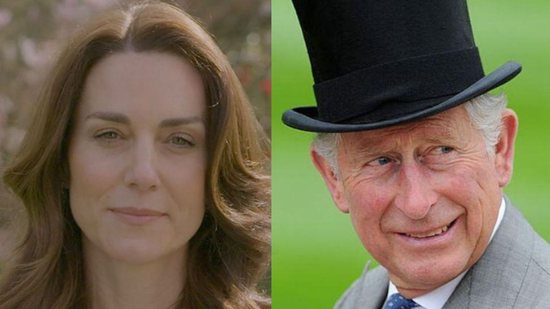 Rei Charles e Kate Middleton almoçaram juntos antes do anúncio público - (Foto: reprodução/Instagram/Getty Images)