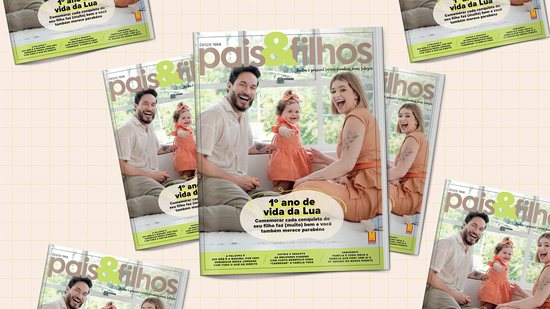 Eliezer e Viih Tube na capa da Pais&Filhos - (Foto: Divulgação)