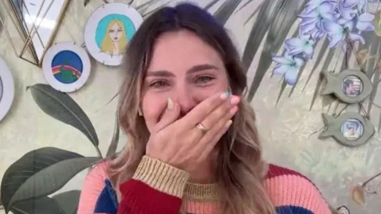 Carolina Dieckmann chora ao ver recado da avó no ‘É de Casa’ - reprodução/Instagram