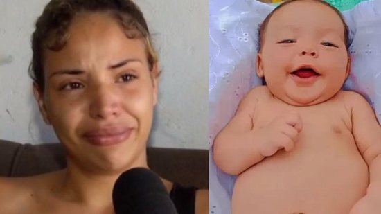 Mãe que perdeu bebê faz desabafo - Reprodução/ Tv Anhanguera / G1