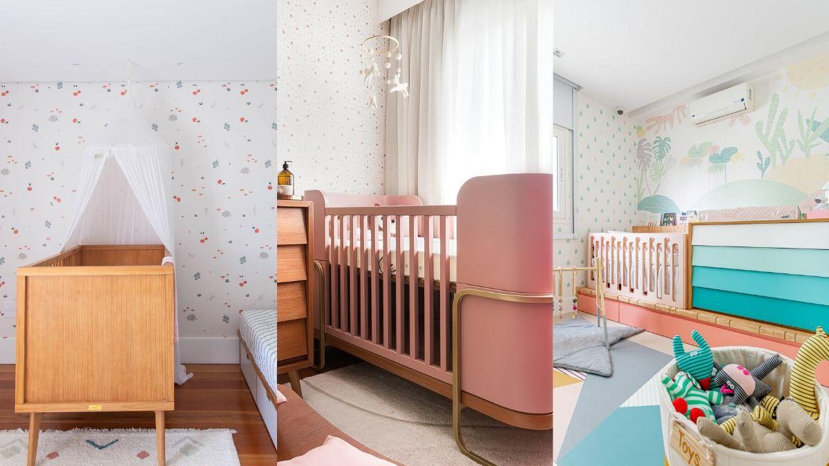 O espaço de menos de 10 metros quadrados foi pensado para abrigar o quarto da bebê, um espaço para receber a avó da criança e um home office - Sidney Doll