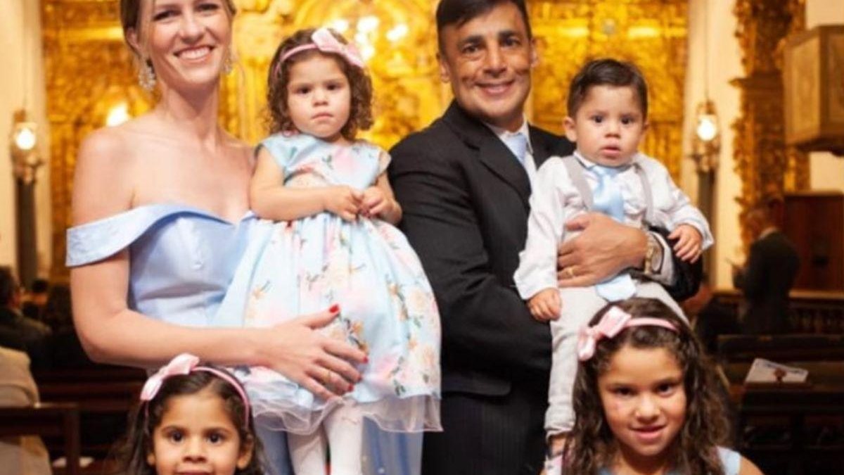 Casal de Santa Catarina adota quatro irmãos biológicos - Acervo pessoal