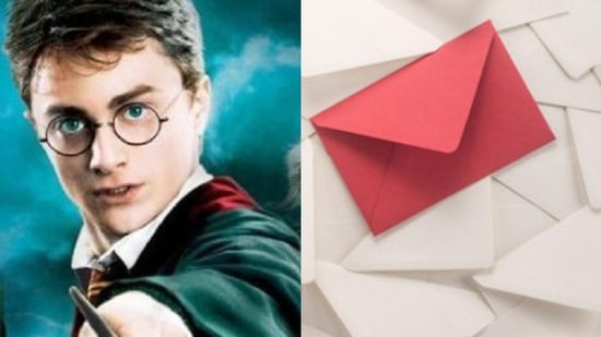 O casal fez uma surpresa para o filho reproduzindo a famosa carta de Hogwarts - Getty Images
