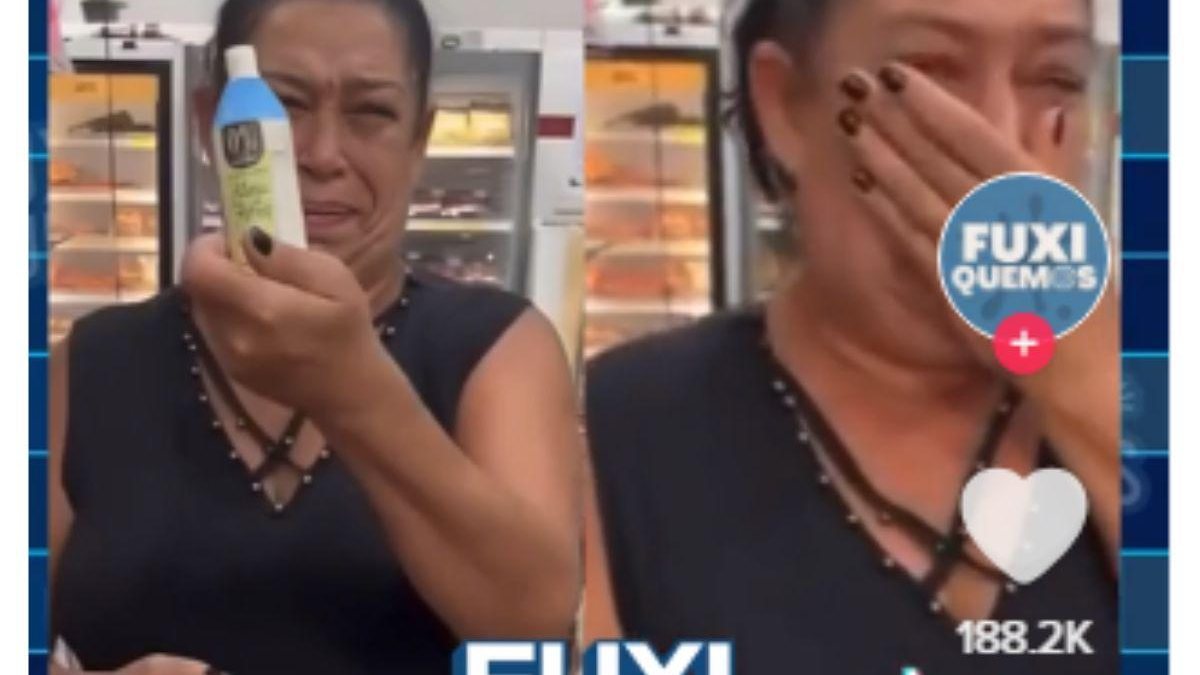 Mulher se emociona ao achar o perfume que a mãe falecida usava - Reprodução/ Tiktok @fuxiquemos
