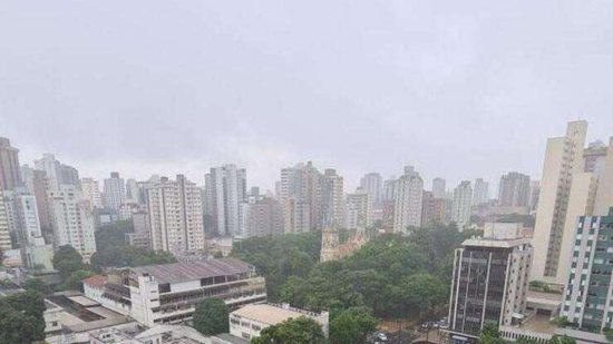 Belo Horizonte passou por fortes chuvas no final de semana - Reprodução/ Estado de Minas Gerais