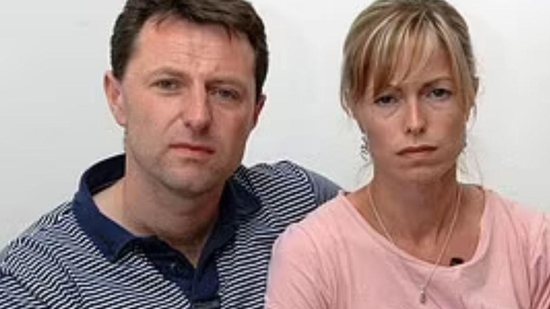 Kate McCann e Gerry McCann, pais de Madeleine, desaparecida em 2007 - Reprodução / Daily Mail