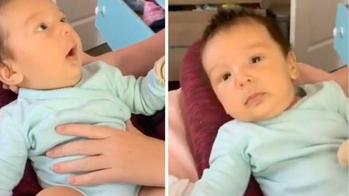 Bebê fala 'eu te amo' pela primeira vez aos 2 meses e viraliza na internet;  veja vídeo - Tribuna Tocantins