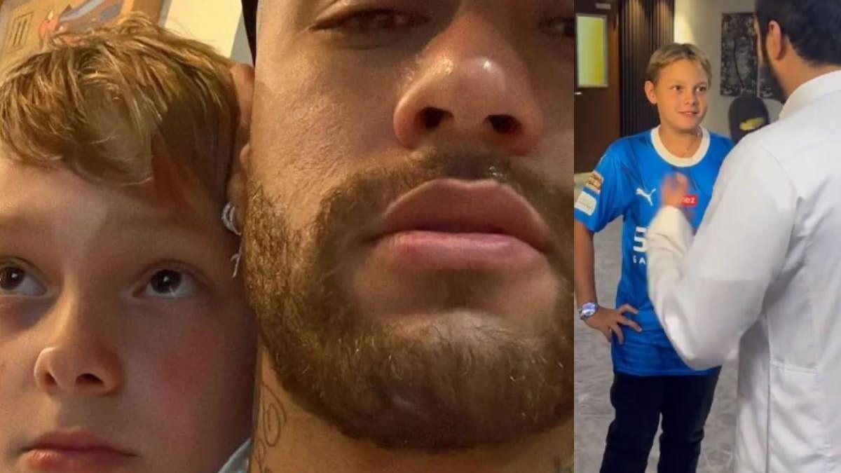 No Dia dos Pais, Neymar postou foto ao lado do filho Davi Lucca - Reprodução/ Instagram