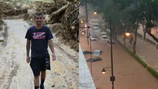Juliano contou em detalhes como a cachoeira salvou a família do deslizamento em Petrópolis - Reprodução/YouTube