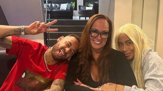 Mãe e filho de Neymar, Nadine e Davi Lucca - Reprodução/Instagram