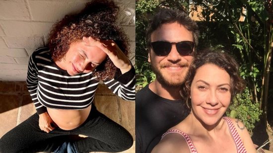 Fabiula Nascimento registra momento de carinho entre Emílio Dantas com os gêmeos dentro da barriga - Reprodução / Instagram / @fabiulaa