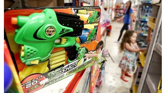Imagem Em Brasília, venda e fabricação de armas de brinquedo serão proibidas