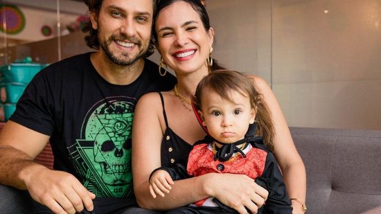 Kamila Salgado e Eliéser com o filho Bento - Reprodução/Fernanda Toigo