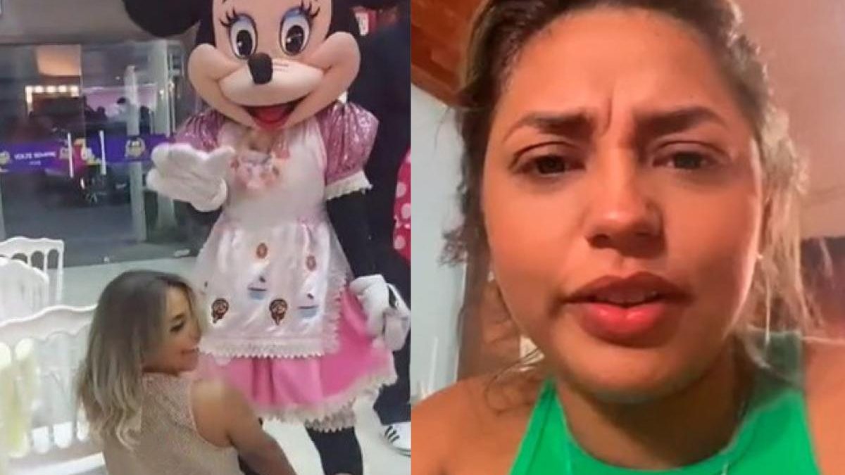 Mãe é criticada após dançar funk de roupa transparente na festa da filha - Reprodução/Instagram
