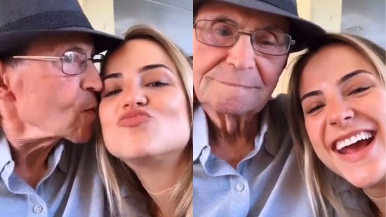 A artista publicou um vídeo nas redes sociais em homenagem ao avô - Reprodução/ Instagram/ @gabimartins