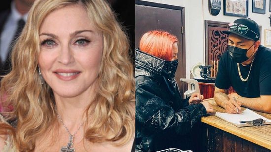 Madonna faz primeira tatuagem em homenagem aos filhos - Reprodução Instagram @madonna