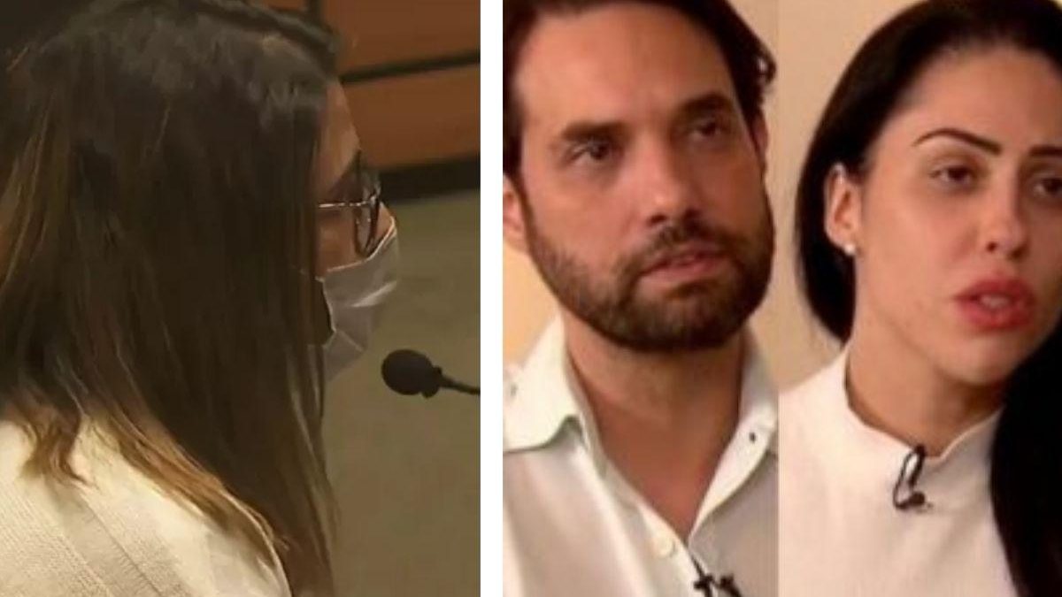Monique Medeiros e Jairinho são acusados de assassinar o menino - Reprodução/TV Record
