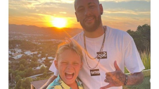 Neymar curte férias com filho - Reprodução/ Instagram