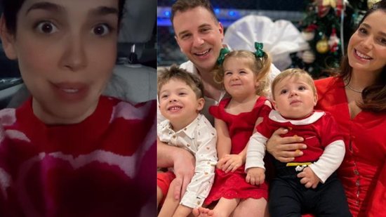 Sabrina Petraglia comemora aniversário com filhos e marido - Reprodução/Instagram