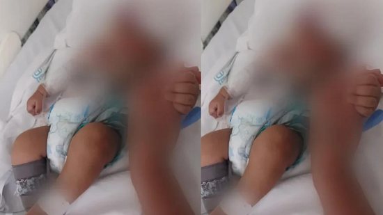 Bebê de 2 meses ficou internado após ser atingido por celular, mas morreu em hospital - Reprodução/Redes Sociais