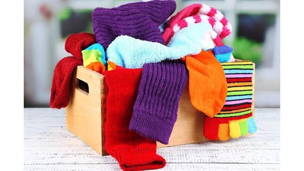 As meias são trituradas até virarem cobertores - Shutterstock