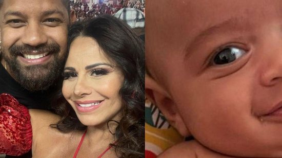 Joaquim é fruto do relacionamento entre Viviane Araújo e Guilherme Militão - Reprodução/ Instagram