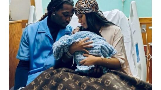 Nasceu! Cardi B comemora a chegada do segundo filho - reprodução Instagram
