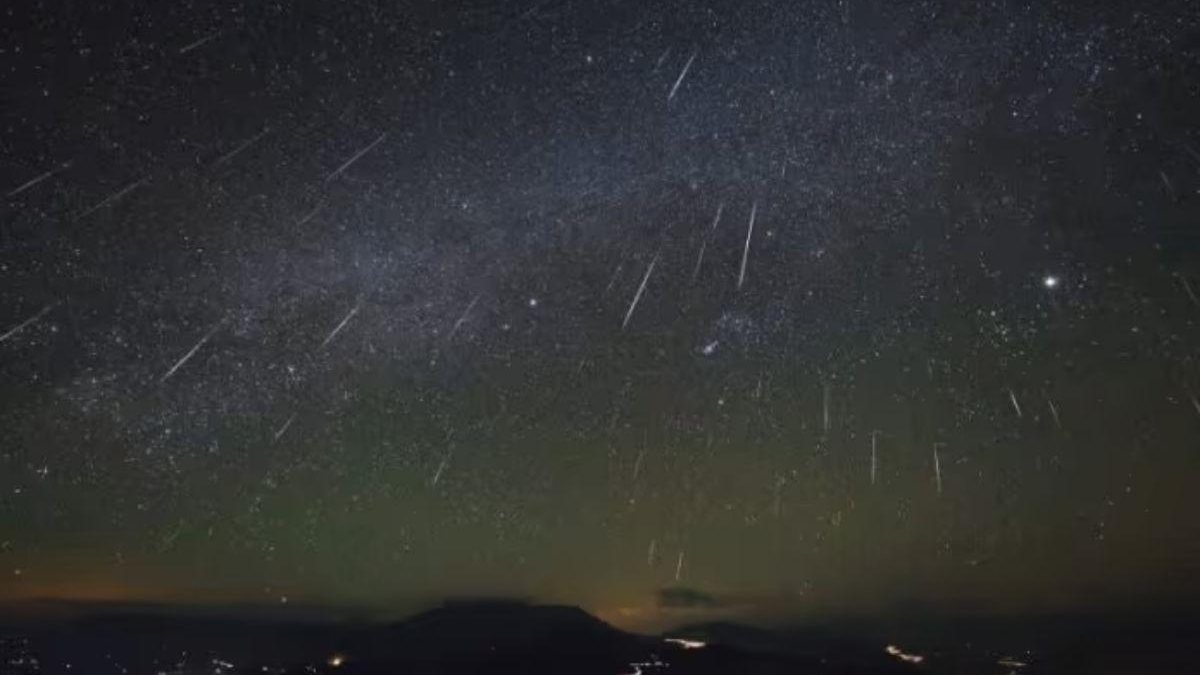 Chuva de meteoros nesta madrugada - reprodução YouTube