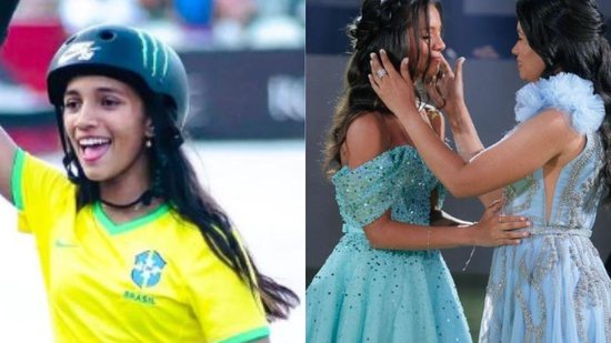A semelhança entre a atleta olímpica e a mãe chamou a atenção nas redes sociais - Reprodução/Instagram