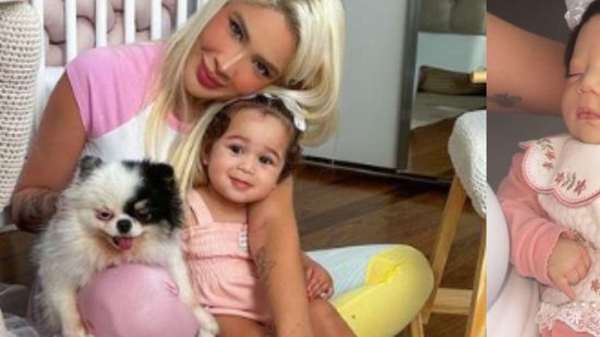 Karoline Lima com a filha, Cecilia - reprodução/Instagram