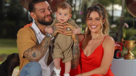 Lucas Lucco e Lorena Carvalho comemoram aniversário de 1 ano do filho - reprodução Instagram