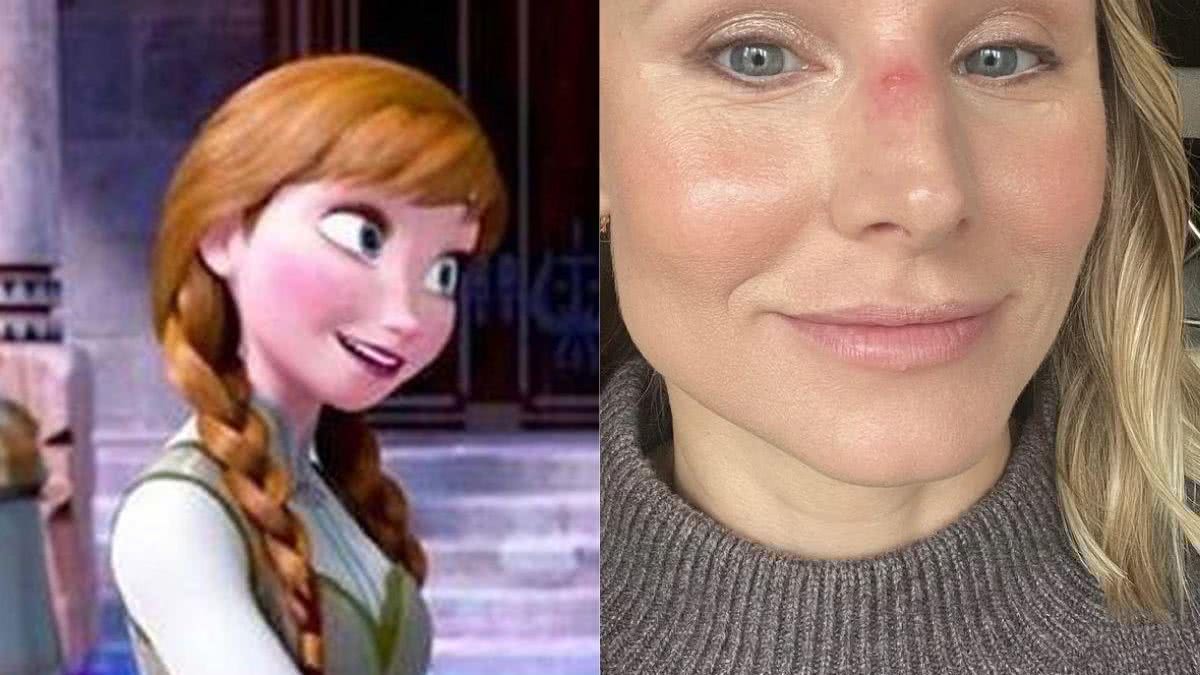 Kristen Bell dubla Anna, em Frozen - reprodução/ Instagram
