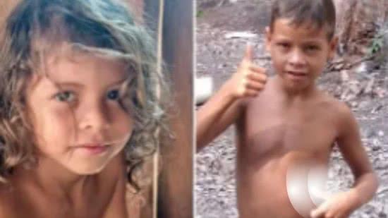 As crianças de 7 e 9 anos ficaram mais de 20 dias perdidas na Floresta Amazônica se alimentando apenas com água da chuva e sorva - Reprodução / Jornal Hoje