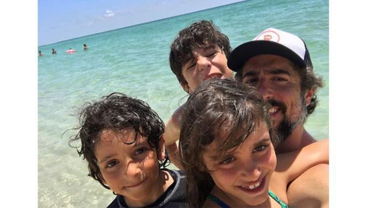 Romeo, Donatella e Stefano, filhos de Suzana Gullo e Marcos Mion - Reprodução/ Instagram @marcosmion
