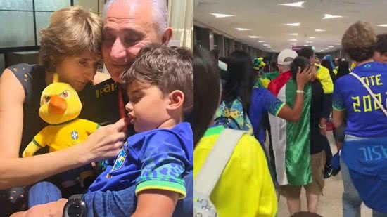 Imagem Vídeo: Tite se emociona ao contar gesto de empatia que torcedor teve com neto dele