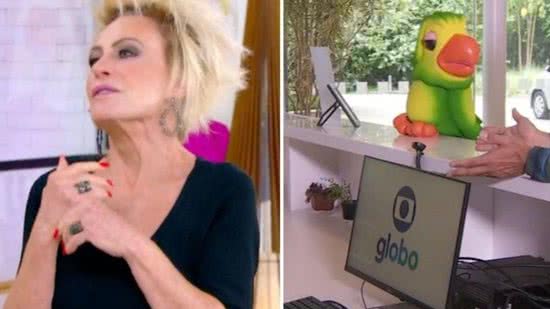 Ana Maria Braga vai às lágrimas ao receber visita de ‘filho’ de Louro José - Reprodução / Globo