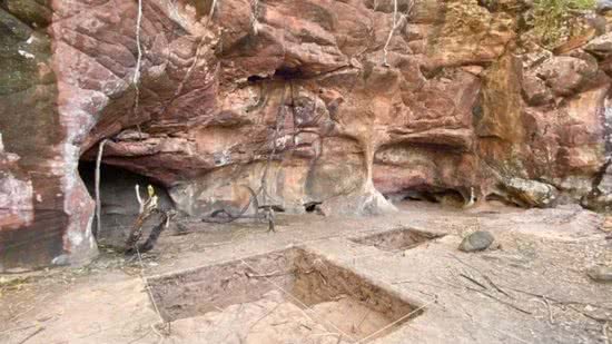 Escavações em sítio arqueológico chegaram a 2,5 m de profundidade - Divulgação/Sapiens Arqueologia