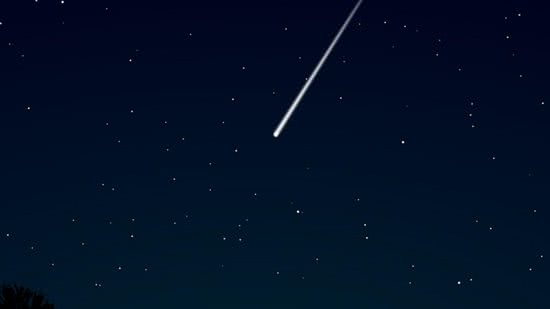 Momento que o meteoro foi avistado em Goiânia - Reprodução/ Pleiades do Sul/ Divulgação