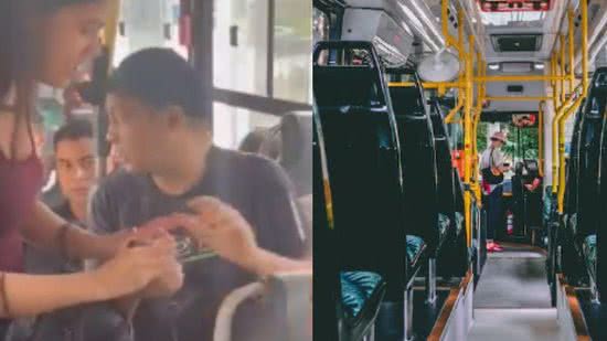 Homem tira foto de mulher em ônibus vai responder pelo crime - Reprodução/ Twitter