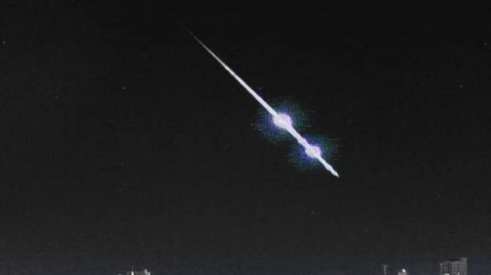 Dois meteoros explodiram na costa do Rio Grande do Sul - Reprodução/YouTube