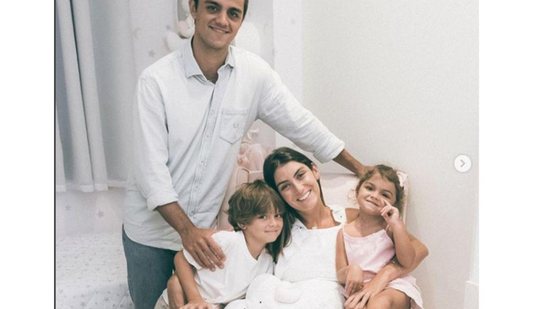 Vicente é o terceiro filho de Mariana com felipe Simas - reprodução / Instagram