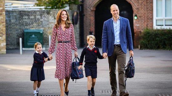 George e Charlotte são elogiados pelos professores da escola Thomas’ Bettersea de Londres - reprodução / Instagram @kensingtonroyal