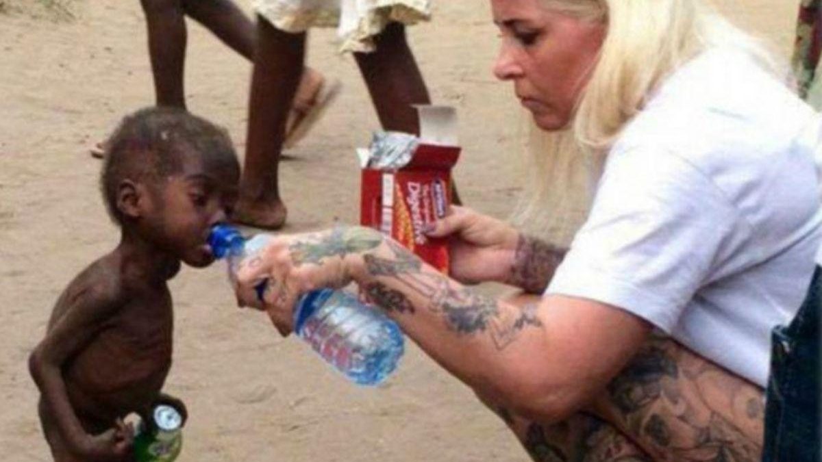 Hope foi encontrado com 2 anos desnutrido na Nigéria - Reprodução/ Instagram