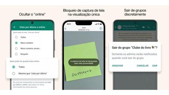 WhatsApp realiza atualizações que permite sair de grupos sem gerar notificação - divulgação/WhatsApp